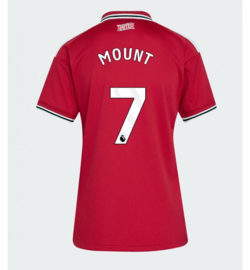 Manchester United Mason Mount #7 Domácí Dres pro Dámské 2026-27 Krátký Rukáv Manchester United Mason Mount #7 Domácí Dres pro Dámské 2026-27 Krátký Rukáv